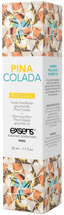 Verwarmende Massage Olie Met Smaak - Pina Colada — thumbnail 10