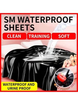 Oneay BDSM Waterdichte Sekslakens Seksspeeltjes, Vlekbestendige Lakens voor Seksspelletjes, Herbruikbare Speellakens Seksmeubels voor de Slaapkamer, Seksartikelen voor Volwassenen voor Koppels Kinky (roze,1*1,6m) — thumbnail 8