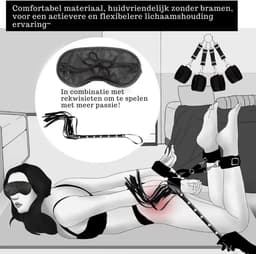 YOR® Sex Schommel - Sex Swing Extra Stevig – Seksschommel – Seksspeeltjes voor Koppel – Seks Schommel BDSM – Erotiek Toys - Sex Sling – Love Swing – Discreet Verpakt - Zwart - 35cm x 33cm x 13cm — thumbnail 4
