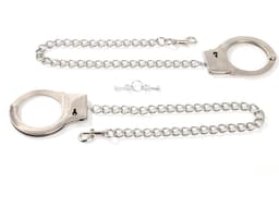 Smart Moves - Politie Handboeien met Lange Ketting - Zilver — thumbnail 4