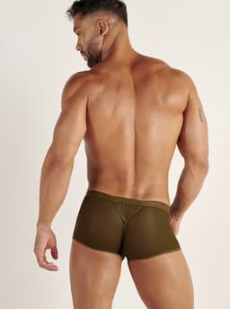 WOH heren microfiber trunk personal allure mesh groen — thumbnail 4