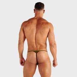 WOH heren microfiber G-string personal allure mesh groen — thumbnail 4