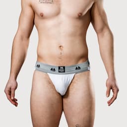 MM Sports Original Edition Swimmer/Jogger Jockstrap 2 inch Multipack 1x Black + 1x White - MAAT L - Heren Ondergoed - Jockstrap voor Man - Mannen Jock — thumbnail 3