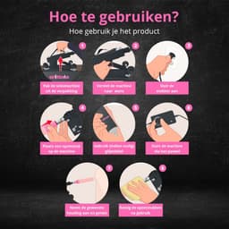 Eden Sex Machine - Pakket met 7 Opzetstukken - Bevat Dildo’s en een Pocket pussy - Neukmachine voor Man en Vrouw - Fucking machine – Discreet Verzonden — thumbnail 8