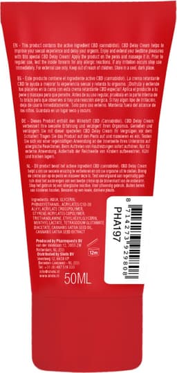 Pharmquests by Shots - Original CBD from Amsterdam - Delay Cream - 2 fl oz / 50 ml — thumbnail 2