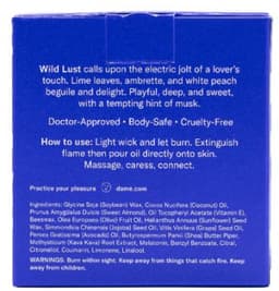 Dame Products – Massage Oil Candle – Wild Lust Lime — thumbnail 10