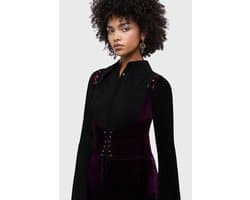 Killstar Beneath The Eclipse - Night Petal Underbust Corset Dames Korset - paars - XL