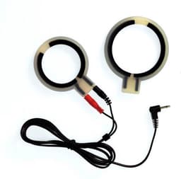Rimba Electro Sex cock rings bi-polar round 2 pcs — thumbnail 2