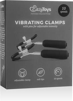 Verstelbare Tepelklemmen Met Bullet Vibrator — thumbnail 5