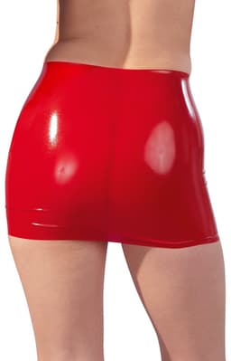LateX – Latex Rok Korte Variant met Strakke Pasvorm voor Geile Uitstraling Maat M - Rood — thumbnail 2