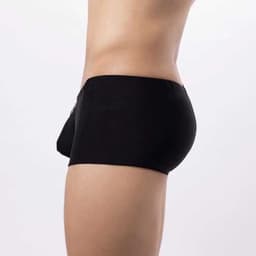 Heren Boxershort Zwart – Sexy Ondergoed Met Rits – Strakke Pasvorm — thumbnail 2