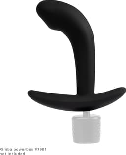Rimba Electro Play - E-Stim Anaal Plug - E-Stim Prostaat Plug - Bi-Polair - Zwart — thumbnail 7