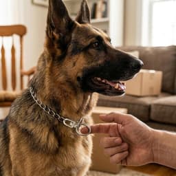 Halsband voor Kleine Honden, 35 cm, RVS, Verstelbare Choke Halsband, Training en Veiligheid — thumbnail 7