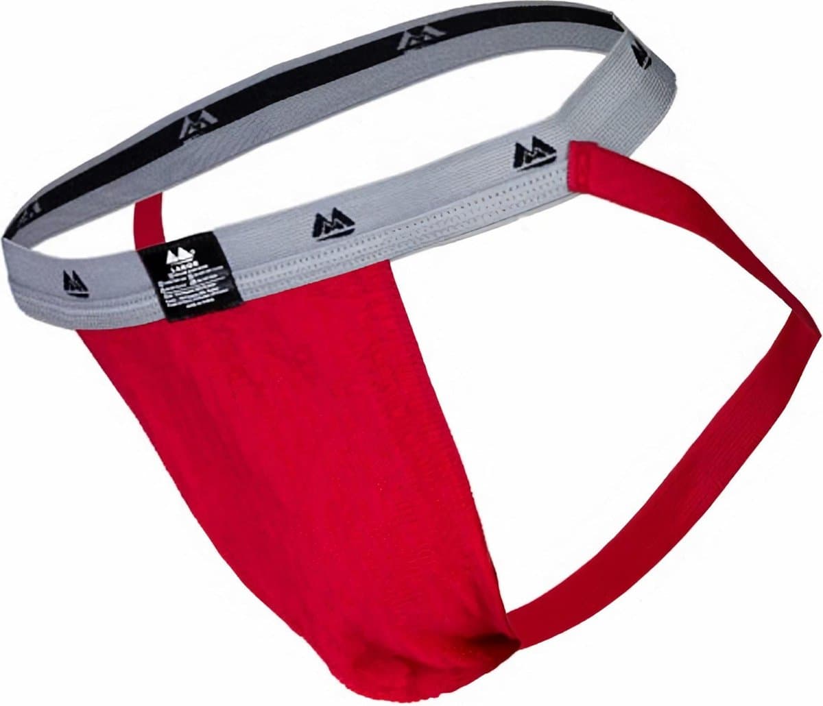 MM Sports The Original Swimmer/Jogger Jockstrap 1 inch Red - MAAT XL - Heren Ondergoed - Jockstrap voor Man - Mannen Jock — afbeelding 1