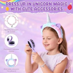 Magische Eenhoorn Cadeauset voor Meisjes van 4 tot 10 Jaar – Drinkflessen, Knuffelkussens en Meer – Perfect voor Verjaardag, Kerst en Speciale Gelegenheden — thumbnail 5