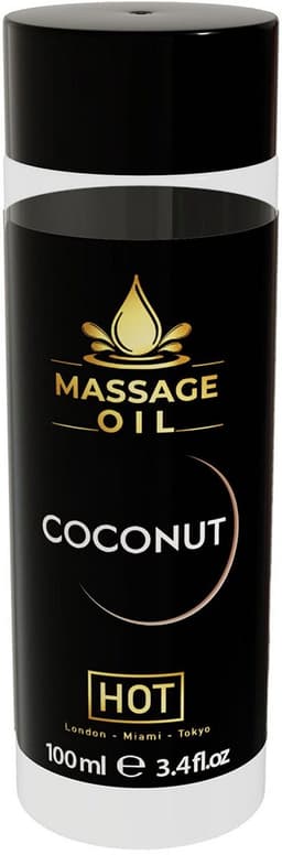 Hot - Coconut 100ml Massage olie - Transparant — thumbnail 3
