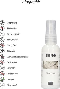 Sono by Shots - Orgasm Delay Gel - 1.7 fl oz / 50 ml — thumbnail 8