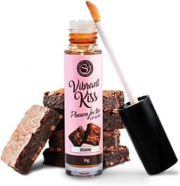 Secret Play Vibrant Kiss - Stimulerend Middel - Lip Gloss - Vibrerend Effect - Brownie Smaak - 6gr — thumbnail 5
