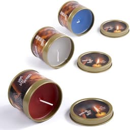 Hot Wax Massagekaarsen - Set van 3 Stuks in Blik - Rood, Wit, Blauw - Erotische Massage — thumbnail 3