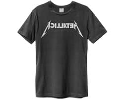 Band T-shirt - Muziek shirt - Vrije tijd - Officiële band logo - Herendess - Zwart
