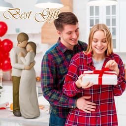 Romantisch paarbeeldje – ideaal cadeau voor bruiloft, jubileum, Valentijnsdag en verjaardag — thumbnail 5