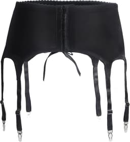 Zeloria Heren Jarretel Boxer Kant – Erotische Lingerie met Bandjes – Zwart – M – Exclusief Kousen — thumbnail 13