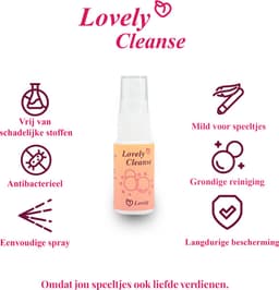 Lovely Clutch-Lovely Lube-Lovely Cleanse- Mannen Masturbator-Kunstvagina- Sex Toy-Glijmiddel-Aloe vera-schoonmaakproduct-Reiniger Spray-huidvriendelijk-Antibacterieel-Seksspeeltje — thumbnail 7