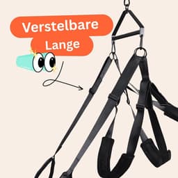CLVP® Sex Schommel Volwassenen - Sex Stoel - Sex Toys voor Koppels - Zwart — thumbnail 2