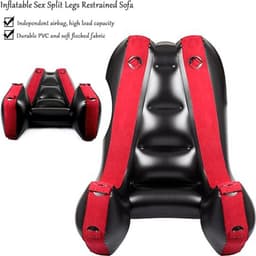 Deluxe Opblaasbare Seksbank met Erotisch Kussen & Accessoireset – Comfortabele Positiehulp voor Stellen – Discrete Verpakking — thumbnail 1