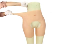 Bodyshort - 100% Hypoallergene Medische Siliconen onderlichaam - Transgender - Vrouwelijke vorm - Siliconen broekje - billen - heupen — thumbnail 2