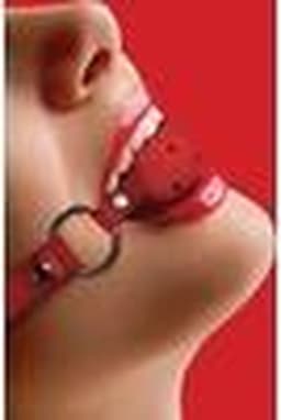 Ouch! Mond Knevel met Geperforeerde Bal en Lederen Band Verstelbaar - Rood — thumbnail 18