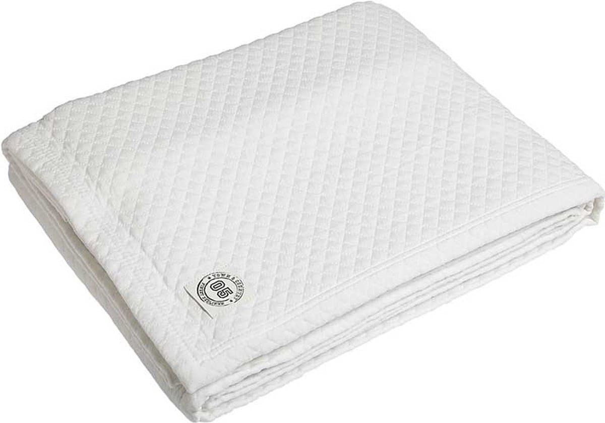 Town & country Aspen sprei wit 100% katoen. Bedsprei 270x260 — afbeelding 1