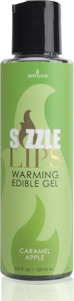 Sensuva Sizzle Lips Warming Gel - Caramel Apple — thumbnail 1