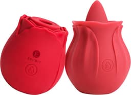 Erodit® Oral Pleasure cadeau geschenkset- 2 Vibrators voor vrouwen - Zuig vibrators voor vrouwen- Tong vibrator- Lik vibrator voor clitoris- verschillende modes– Cadeau voor Vrouw- Erotiek- Seksspeeltjes voor vrouwen — thumbnail 4