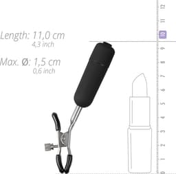 Verstelbare Tepelklemmen Met Bullet Vibrator — thumbnail 4