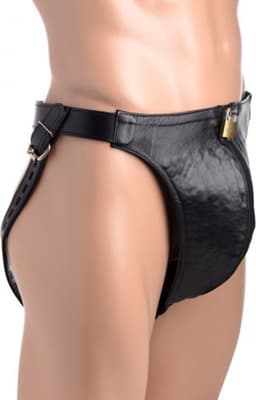 Spiked Leather Kuisheidsgordel Met Spikes — thumbnail 2