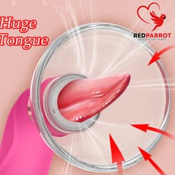 Tepel en Clitoris likker-zuiger en vibrator - 3 in 1 - Tong - Vacuüm - 10 standen — thumbnail 4