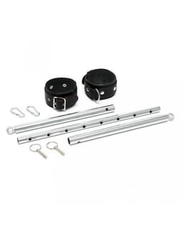 Rimba - BDSM Spreader Bar - Spreidstang Met Boeien - Verstelbaar 55-85 cm — thumbnail 4