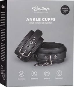 EasyToys - Enkelboeien - Duurzaam - BDSM - Sex Toys voor Vrouwen en Mannen - Zwart — thumbnail 3