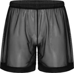 Zwarte transparante heren short - Boxershort - Erotisch broekje - Outfit - Club — thumbnail 4