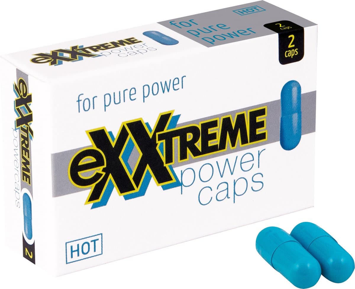 Hot Exxtreme Power Caps - 2 stuks - Erectiepillen — afbeelding 1