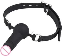 Ball dildo - gag ball - beperkingen - kleine dildo - submissive - bdsm — thumbnail 1