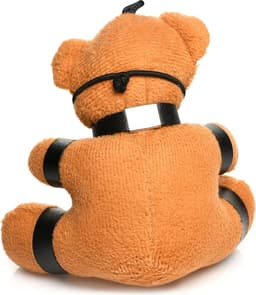 XR Brands AH118 - Gagged Teddy Bear Keychain - Brown — thumbnail 10