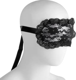 Banoch | lace blinddoek | kanten erotiek oogmasker met lint - roze — thumbnail 1