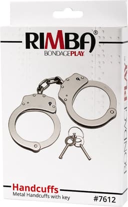Rimba - Handboeien - Metalen Politie Polsboeien - Extra Zwaar - Verstelbaar — thumbnail 7