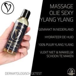 Erovibes – Massage Olie Ylang Ylang – 150 ml – Geproduceerd in Nederland — thumbnail 3