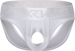 SUKREW U-Style V-Brief White Shimmer - MAAT L - Erotisch Heren Ondergoed - Slip voor Man - Sexy mannen Slip — thumbnail 1