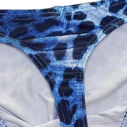 LekkerStout Heren Luipaard String - Blauw/Zwart - Sexy Herenondergoed | XL | ( LS189 ) — thumbnail 3