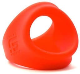 Sport Fucker Freeballer Cockring en Ballstretcher van siliconen - rood — thumbnail 1