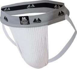 MM Sports Original Edition Swimmer/Jogger Jockstrap 2 inch White - MAAT XL - Heren Ondergoed - Jockstrap voor Man - Mannen Jock — thumbnail 1